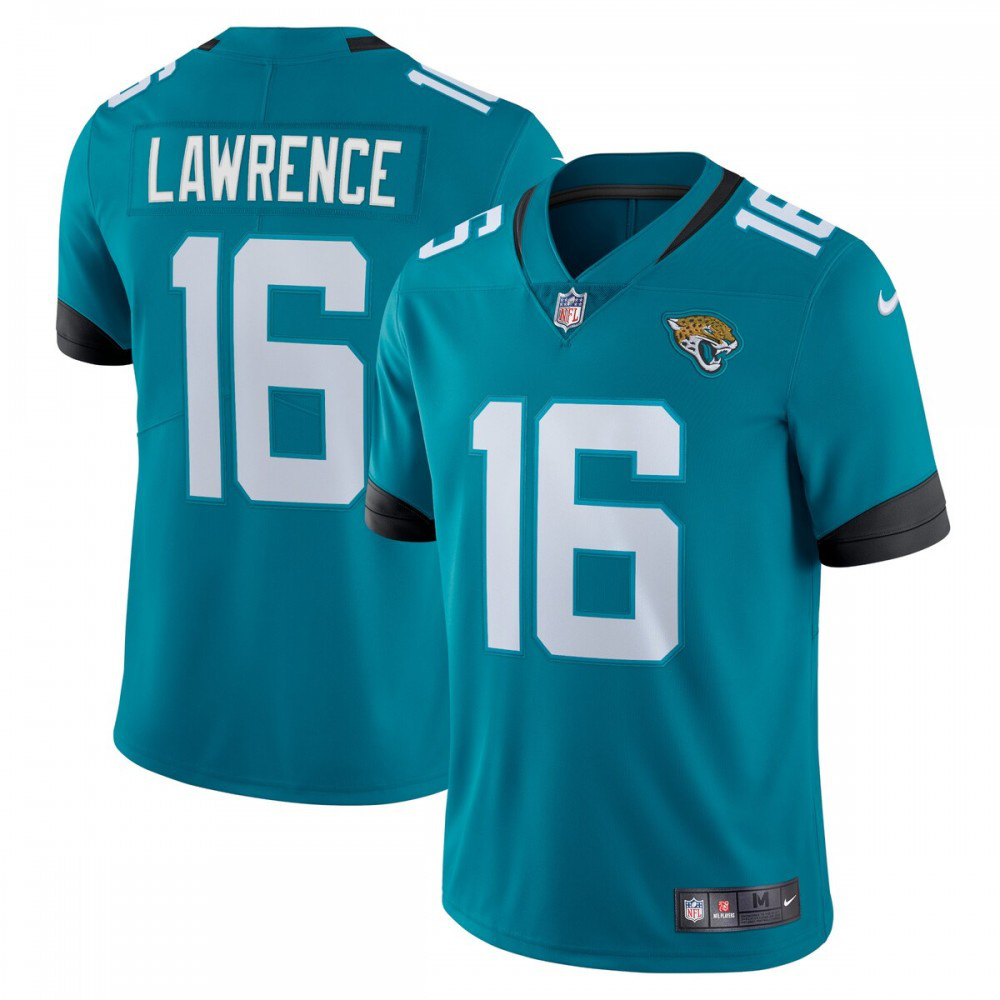 Trevor Lawrence Jacksonville Jaguars Nike Vapor Limited Jersey - Teal-GridironStore